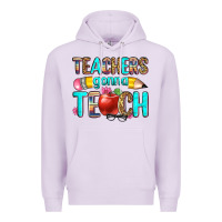 Lilac teachers gonna teach Premium Hoodie - Zillion Design Studio