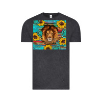 Vintage Black western lion tumbler Vintage Tee - Artiststas