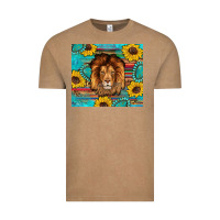 Vintage Coffee western lion tumbler Vintage Tee - Artiststas