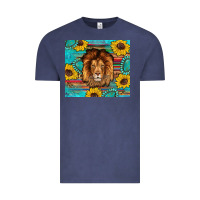 Vintage Denim western lion tumbler Vintage Tee - Artiststas