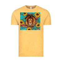 Vintage Mustard western lion tumbler Vintage Tee - Artiststas
