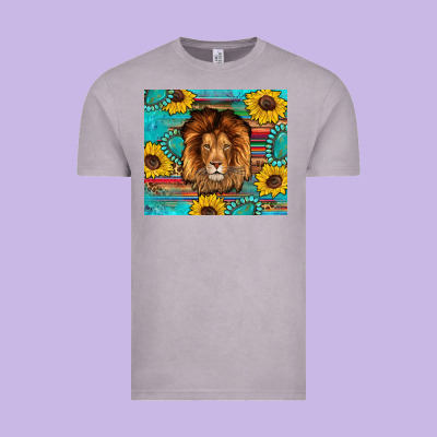 Western Lion Tumbler Vintage Tee Designed By Artiststas