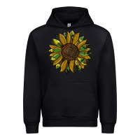Black camouflage flitter sunflowers Urban Hoodie - RanaPortraitStore
