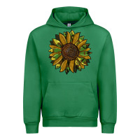 Emerald camouflage flitter sunflowers Urban Hoodie - RanaPortraitStore
