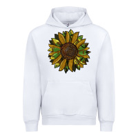 White camouflage flitter sunflowers Urban Hoodie - RanaPortraitStore