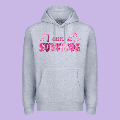 I Am A Survivor Breast Cancer Premium Hoodie Designed By Texasbilliewilder