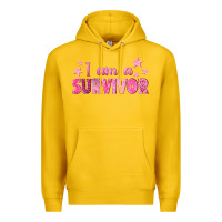 Lemon I Am a Survivor Breast Cancer Premium Hoodie - texasbilliewilder