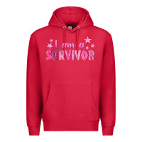 Cardinal I Am a Survivor Breast Cancer Premium Hoodie - texasbilliewilder
