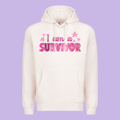 I Am A Survivor Breast Cancer Premium Hoodie Designed By Texasbilliewilder