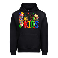 Black i teach au some kids Urban Hoodie - Zillion Design Studio