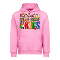 Fuchsia Pink i teach au some kids Urban Hoodie - Zillion Design Studio