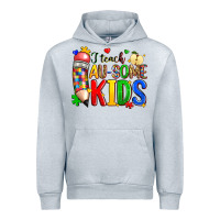 Heather Grey i teach au some kids Urban Hoodie - Zillion Design Studio