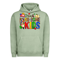 Pigment Oil Green i teach au some kids Urban Hoodie - Zillion Design Studio