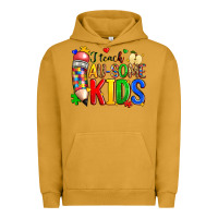 Pigment Peanut Butter i teach au some kids Urban Hoodie - Zillion Design Studio