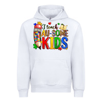 White i teach au some kids Urban Hoodie - Zillion Design Studio