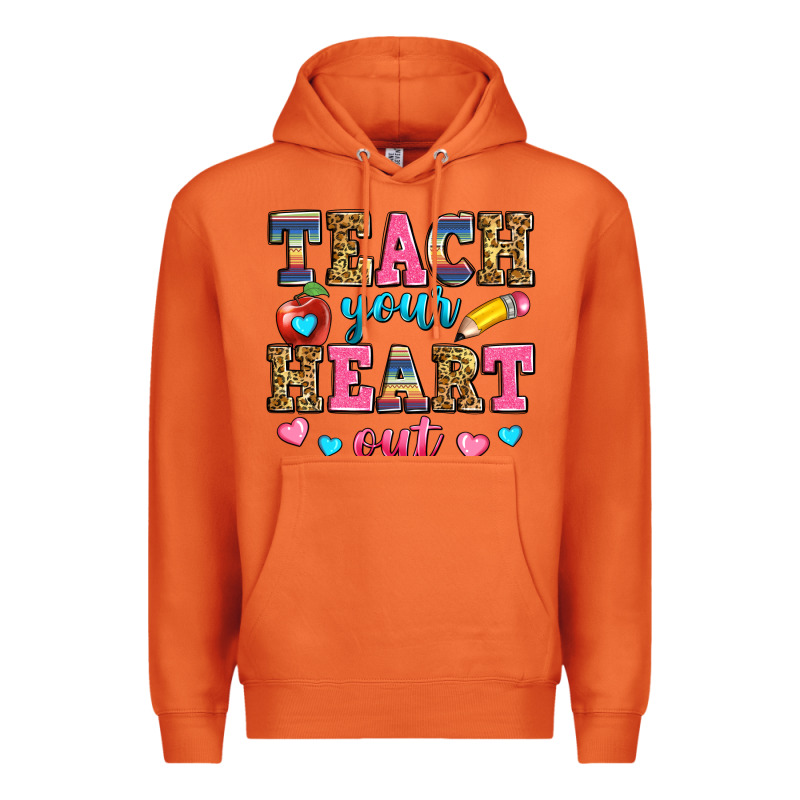 Teach Your Heart Out Premium Hoodie by Zillion Design Studio | Teevron