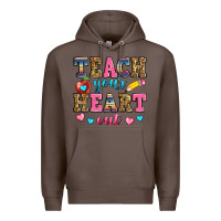 Coffee teach your heart out Premium Hoodie - Zillion Design Studio
