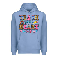 Colony Blue teach your heart out Premium Hoodie - Zillion Design Studio