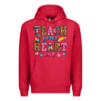 Cardinal teach your heart out Premium Hoodie - Zillion Design Studio