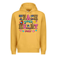 Mustard teach your heart out Premium Hoodie - Zillion Design Studio