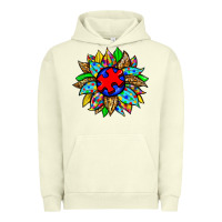 Pigment Pistachio autism sunflower Urban Hoodie - Zillion Design Studio