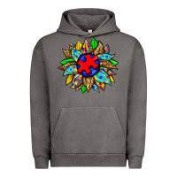 Pigment Tornado autism sunflower Urban Hoodie - Zillion Design Studio