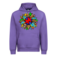 Tulip autism sunflower Urban Hoodie - Zillion Design Studio