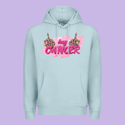 Hey Cancer Premium Hoodie Designed By Texasbilliewilder