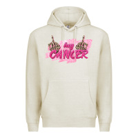 Oatmeal Heather Hey Cancer Premium Hoodie - texasbilliewilder
