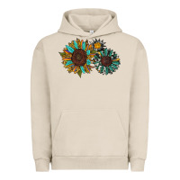 Pigment French Oak western sunflowers Urban Hoodie - RanaPortraitStore