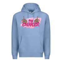 Colony Blue Hey Cancer Premium Hoodie - texasbilliewilder
