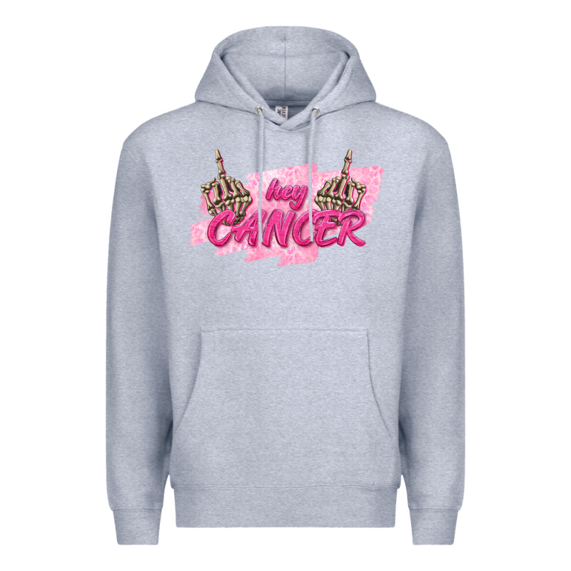 Hey Cancer Premium Hoodie by texasbilliewilder | Teevron