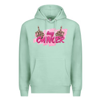 Seafoam Hey Cancer Premium Hoodie - texasbilliewilder