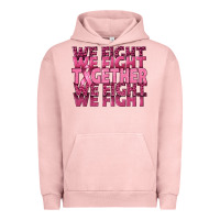 Pigment Salmon Together We Fight Urban Hoodie - texasbilliewilder