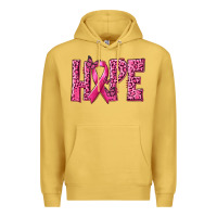 Antique Gold Hope Breast Cancer Premium Hoodie - texasbilliewilder