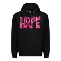 Black Hope Breast Cancer Premium Hoodie - texasbilliewilder
