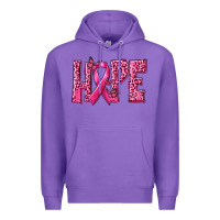 Purple Hope Breast Cancer Premium Hoodie - texasbilliewilder