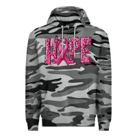 Slate Camo Hope Breast Cancer Premium Hoodie - texasbilliewilder