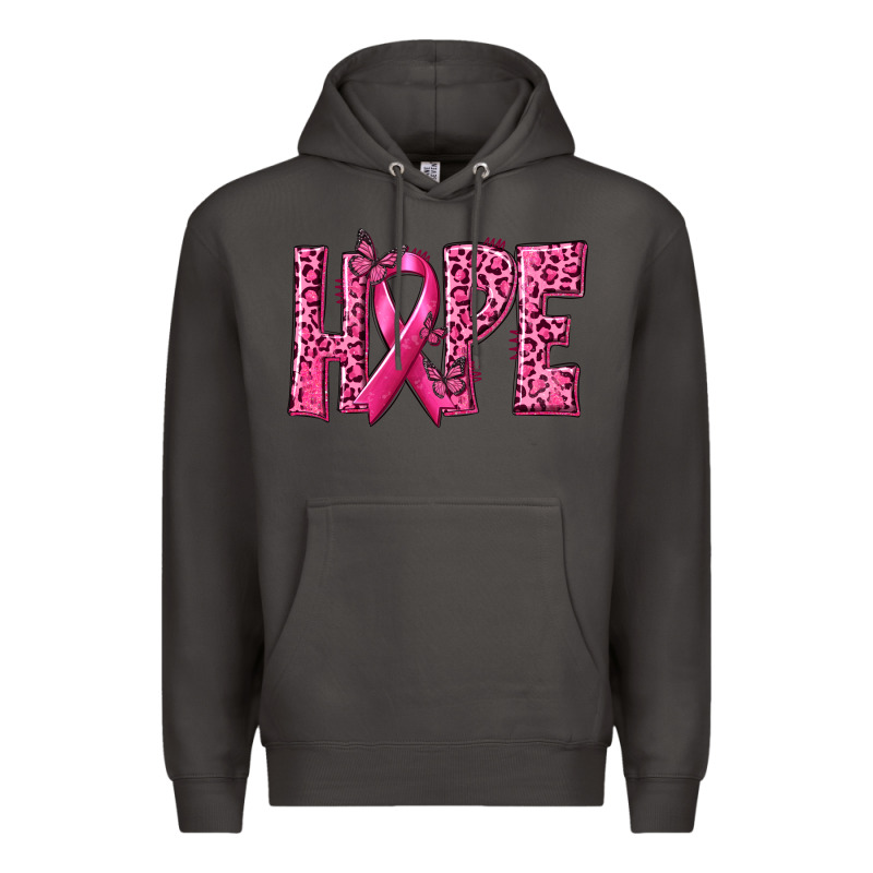 Hope Breast Cancer Premium Hoodie by texasbilliewilder | Teevron