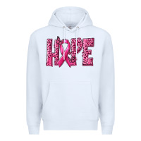 White Hope Breast Cancer Premium Hoodie - texasbilliewilder