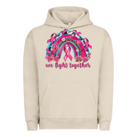 Pigment French Oak We Fight Together Rainbow Urban Hoodie - texasbilliewilder