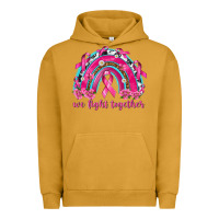 Pigment Peanut Butter We Fight Together Rainbow Urban Hoodie - texasbilliewilder