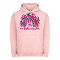 Pigment Salmon We Fight Together Rainbow Urban Hoodie - texasbilliewilder