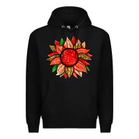 Black strawberry sunflower Premium Hoodie - Zillion Design Studio