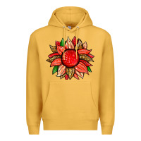 Mustard strawberry sunflower Premium Hoodie - Zillion Design Studio