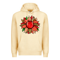 Pina Colada strawberry sunflower Premium Hoodie - Zillion Design Studio