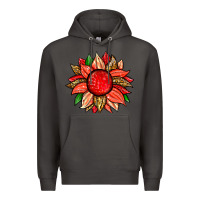 Smoke strawberry sunflower Premium Hoodie - Zillion Design Studio