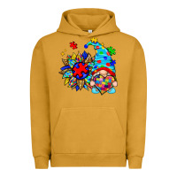 Autism Sunflower Gnome Urban Hoodie | Teevron