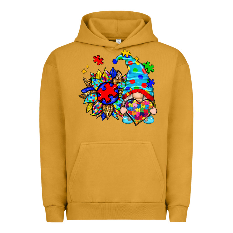 Autism Sunflower Gnome Urban Hoodie by Zillion Design Studio | Teevron