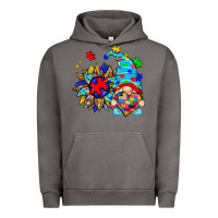 Pigment Tornado autism sunflower gnome Urban Hoodie - Zillion Design Studio